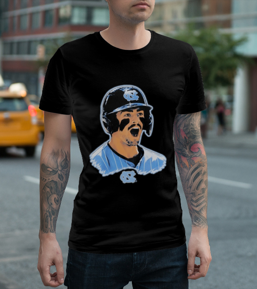 Gavin Gallaher University Of North Carolina Tar Heels Baseball Player T-Shirt