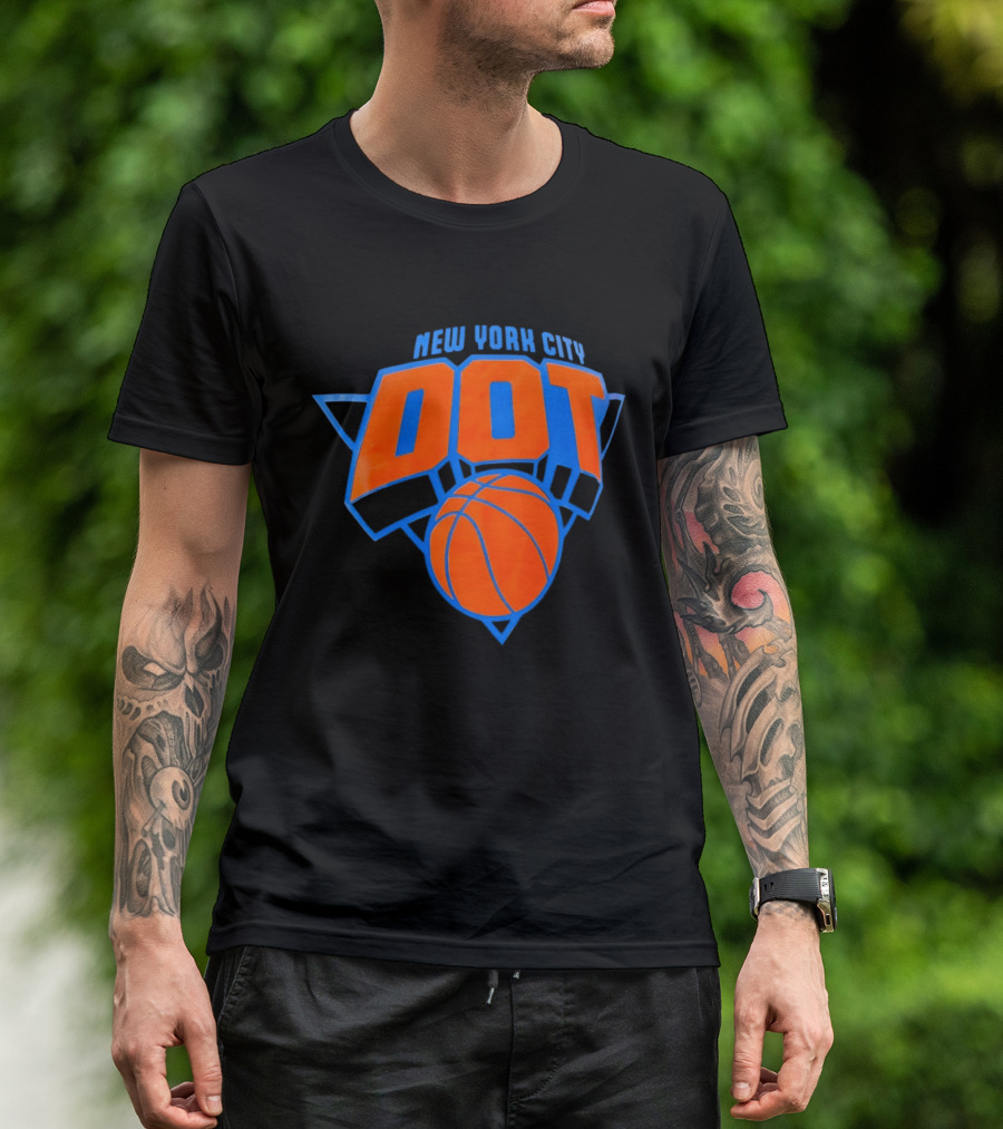New York City DOT Knicks Basketball T-Shirt