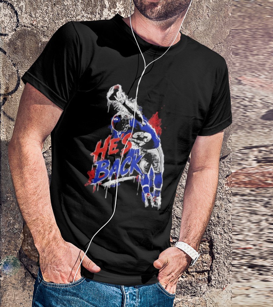 Odell Beckham Jr. He's Back 13 New York Giants Iconic Catch T-Shirt