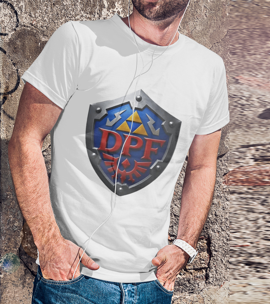 DPF Crest Shield Hylian Gamer Zelda TriForce T-Shirt