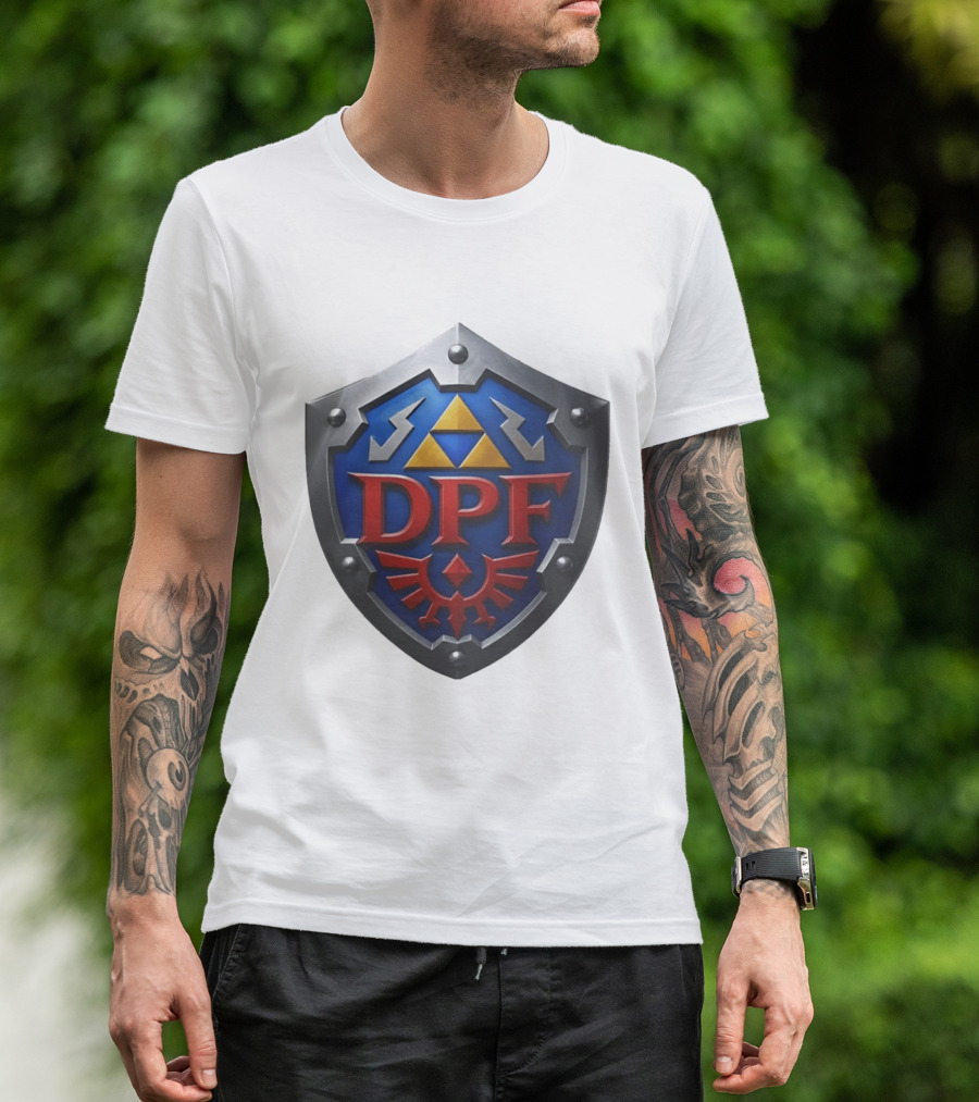 DPF Crest Shield Hylian Gamer Zelda TriForce T-Shirt