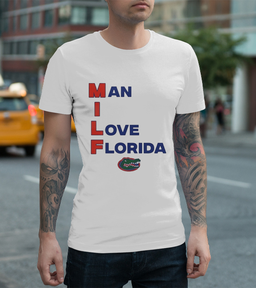 Man I Love Florida Gators College Football Gator T-Shirt