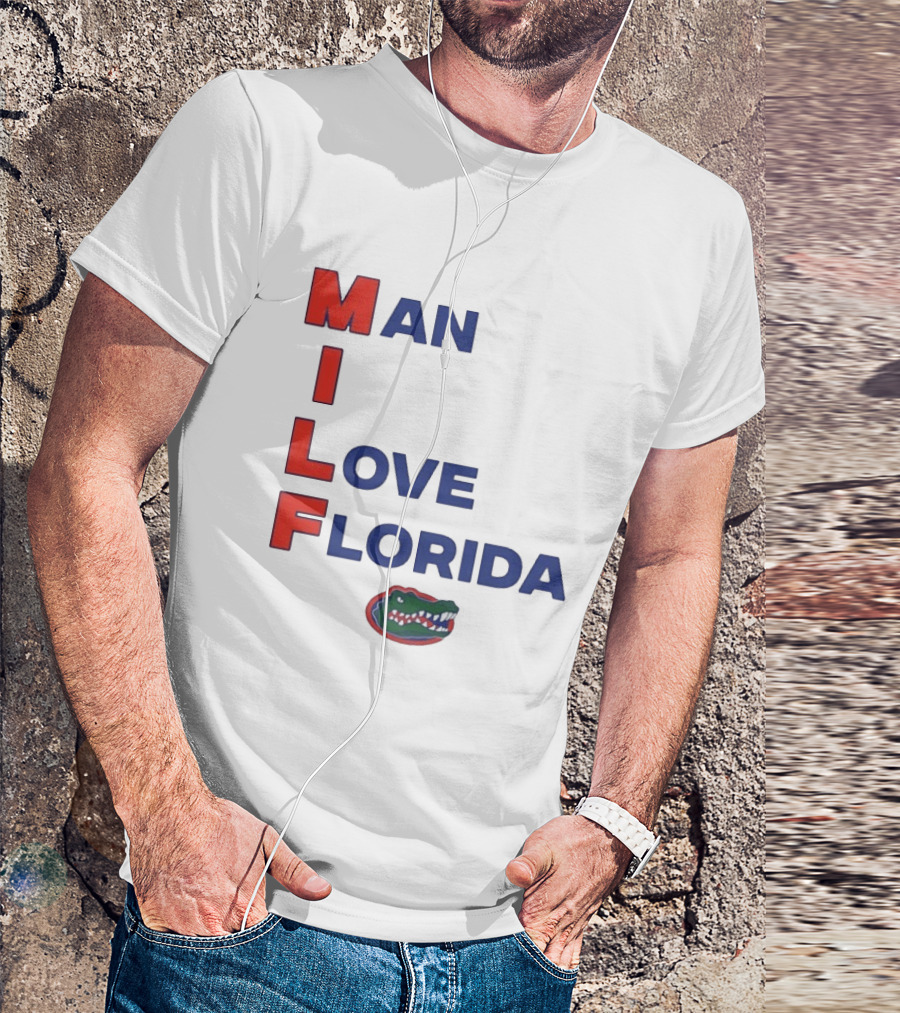 Man I Love Florida Gators College Football Gator T-Shirt