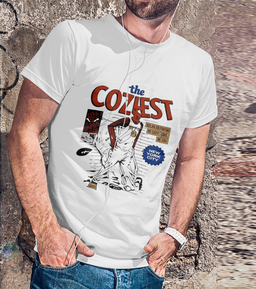 Jalen Brunson The Coziest New York City Relax Refresh Be Cozy Cool Be You T-Shirt