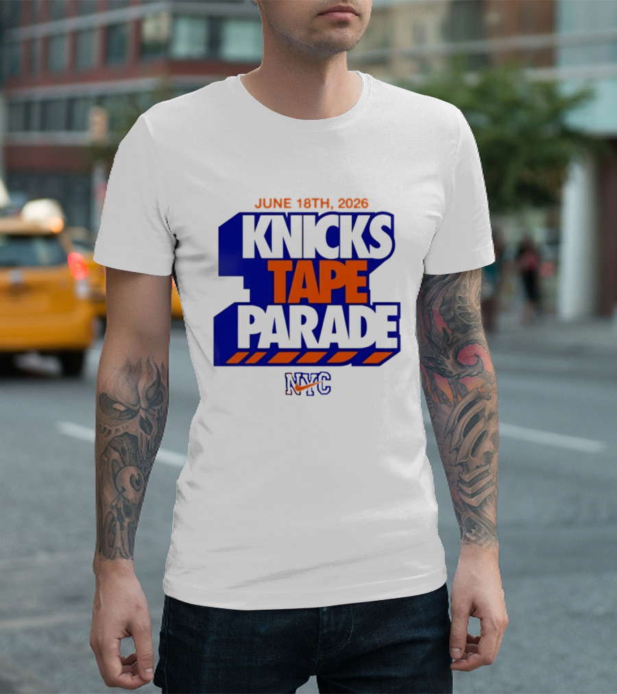 June 18th 2026 Knicks Tape Parade NYC NBA T-Shirt