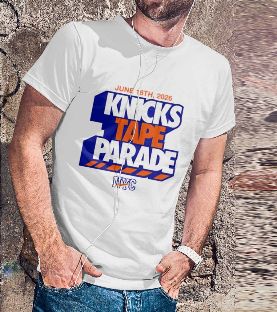 June 18th 2026 Knicks Tape Parade NYC NBA T-Shirt