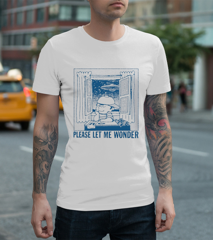 EarthBound Mother 2 Ness Please Let Me Wonder UFO Window Scene T-Shirt