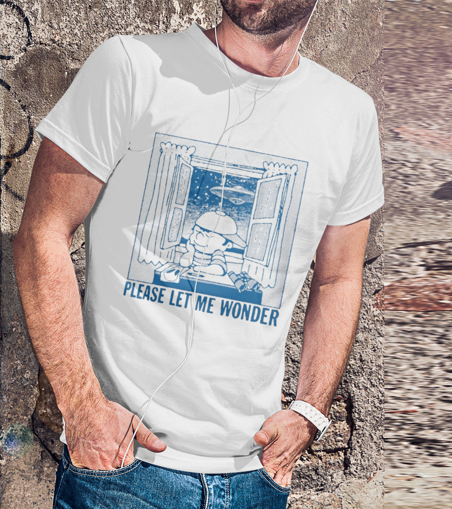 EarthBound Mother 2 Ness Please Let Me Wonder UFO Window Scene T-Shirt