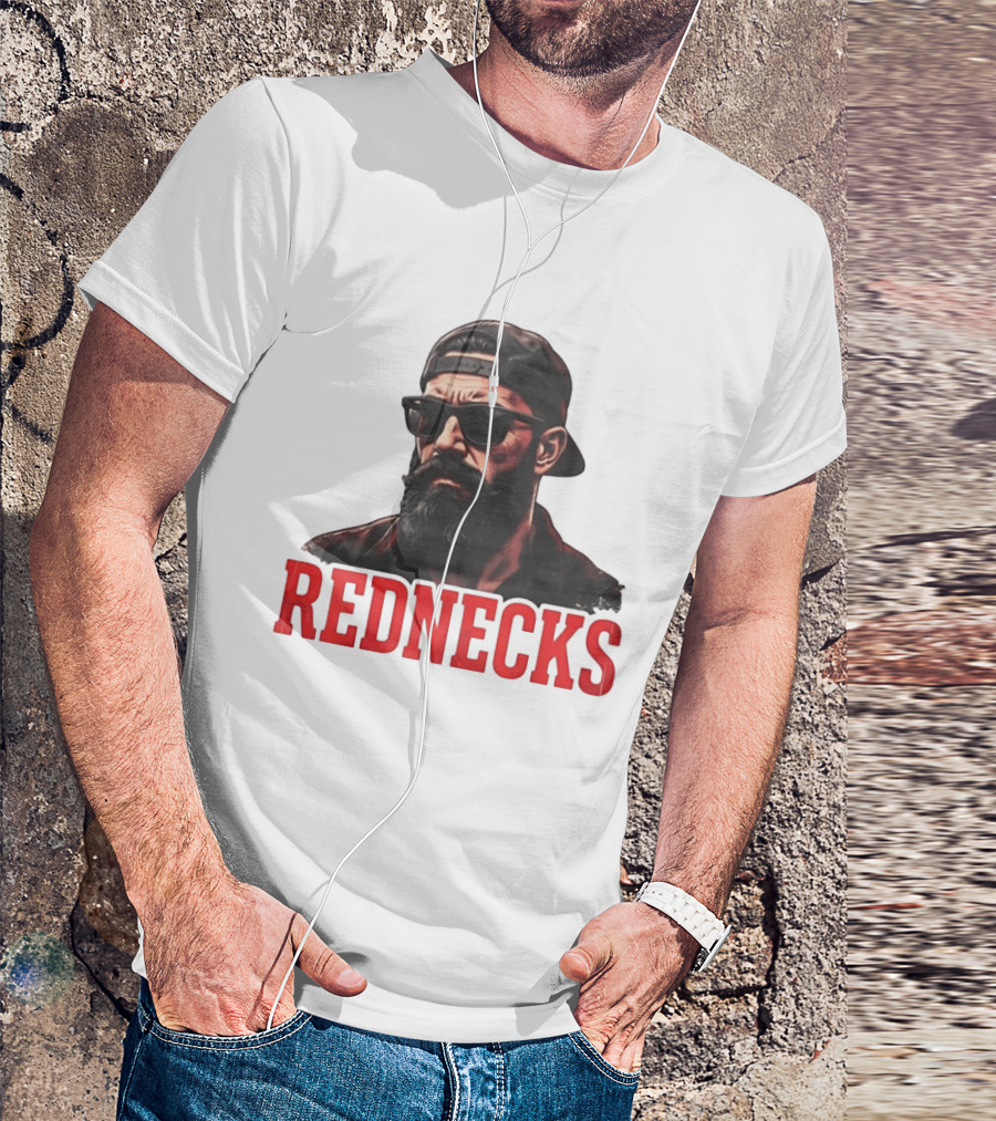 Rednecks Bearded Man Sunglasses Country Life T-Shirt