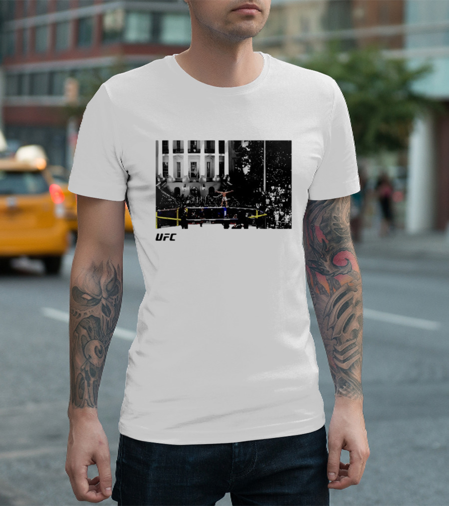 UFC Diego Lopes Freedom 250 Victory Iconic Octagon Celebration T-Shirt