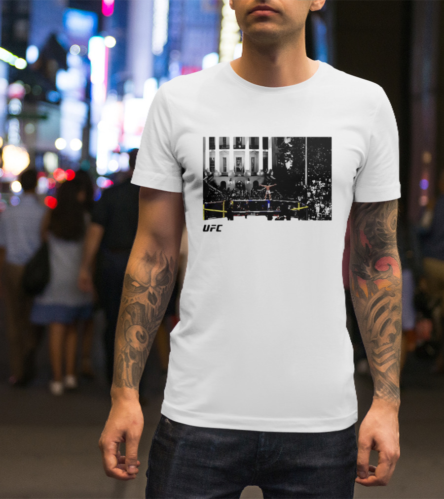 UFC Diego Lopes Freedom 250 Victory Iconic Octagon Celebration T-Shirt
