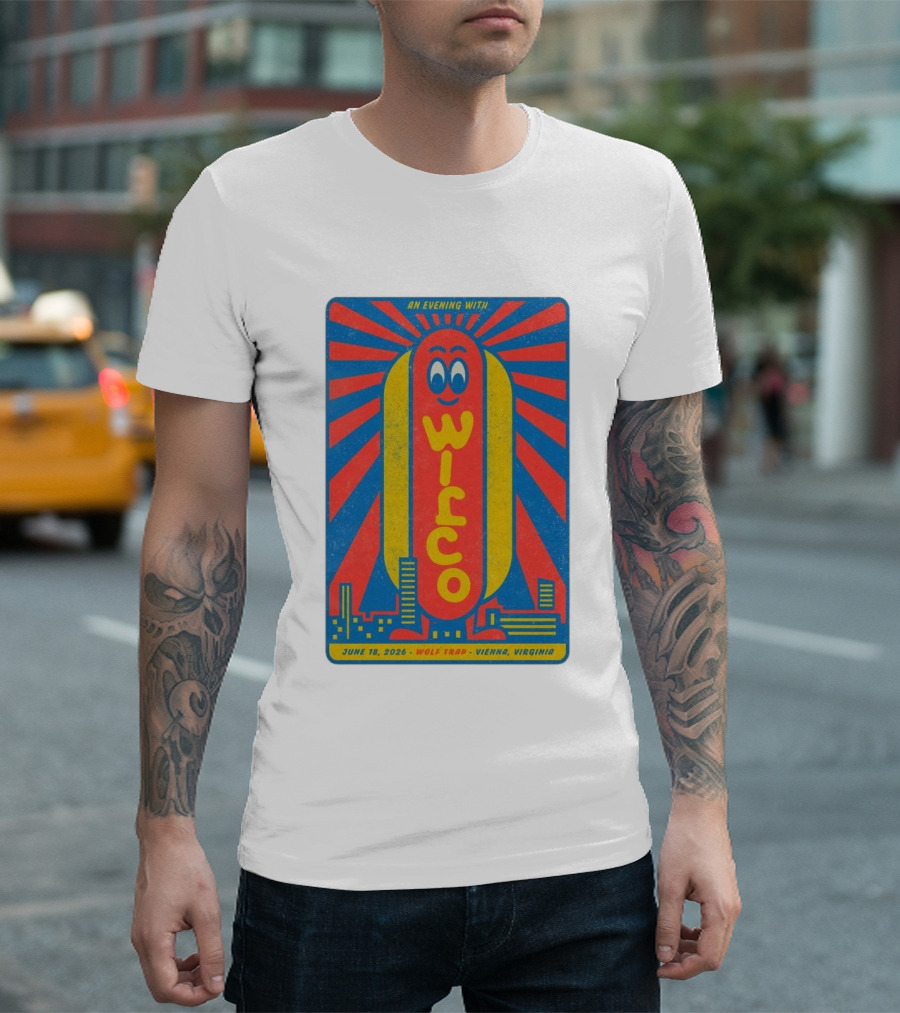 An Evening With Wilco June 18 2026 Wolf Trap Vienna Virginia T-Shirt