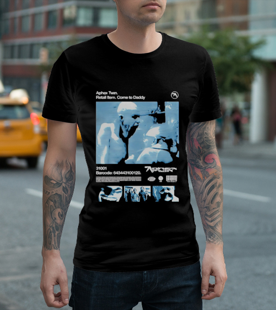 Aphex Twin Richard D James Come To Daddy 31001 Barcode 636461308120 T-Shirt