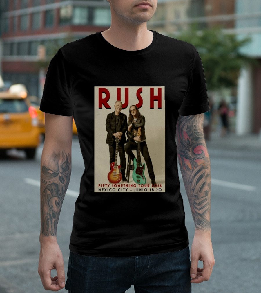 RUSH Mexico City Fifty Catfifty June 19 2026 Show T-Shirt
