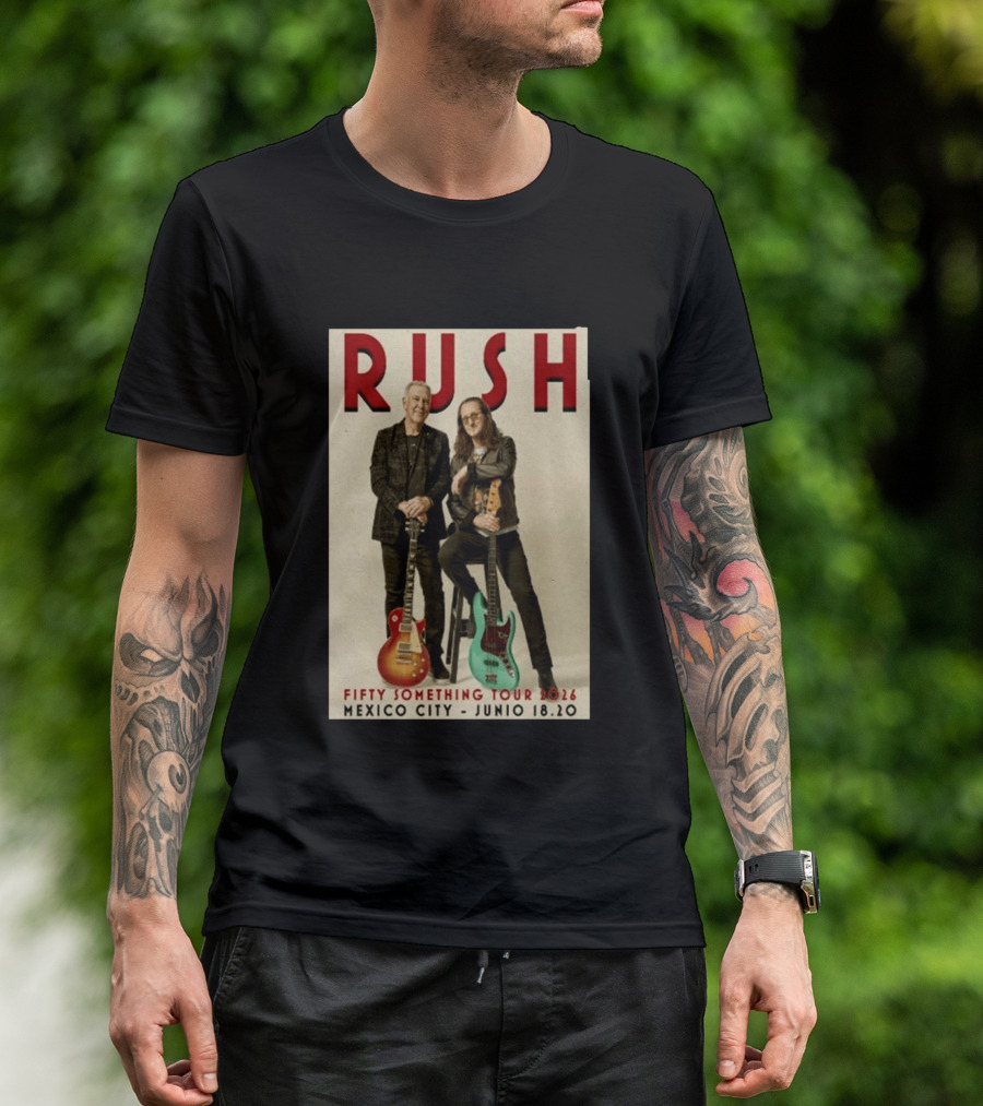 RUSH Mexico City Fifty Catfifty June 19 2026 Show T-Shirt