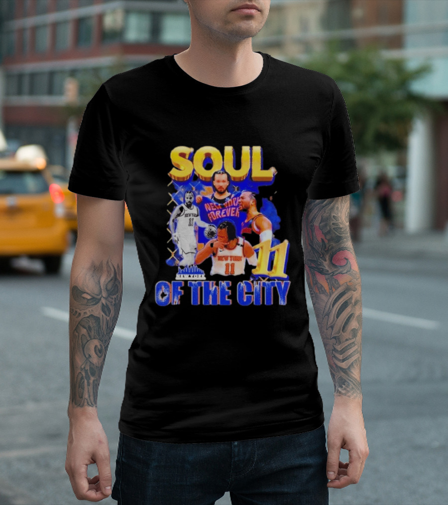 New York Knicks Jalen Brunson 11 Soul Of The City Forever T-Shirt
