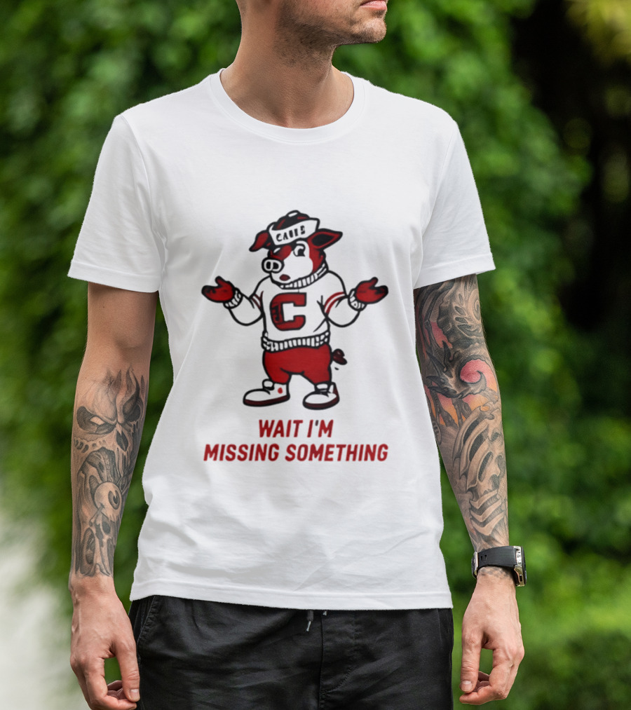 Carolina Hurricanes Wait I'm Missing Something 2026 NHL Hockey C Sweater Pig T-Shirt