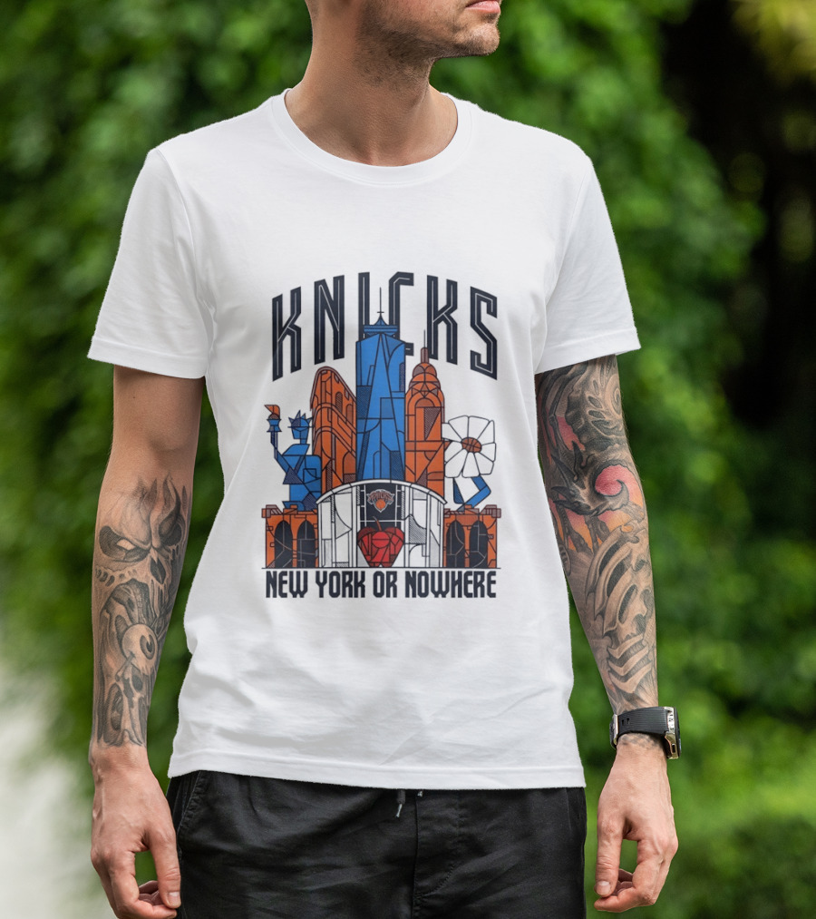 Knicks New York Or Nowhere Skyline 2026 T-Shirt