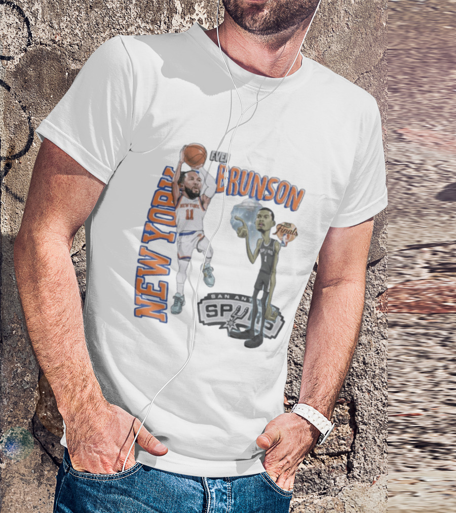 New York Even Brunson NBA Finals San Antonio Spurs T-Shirt