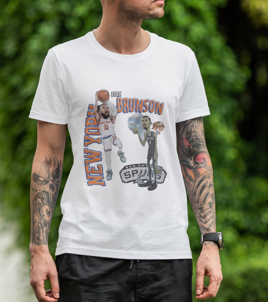 New York Even Brunson NBA Finals San Antonio Spurs T-Shirt