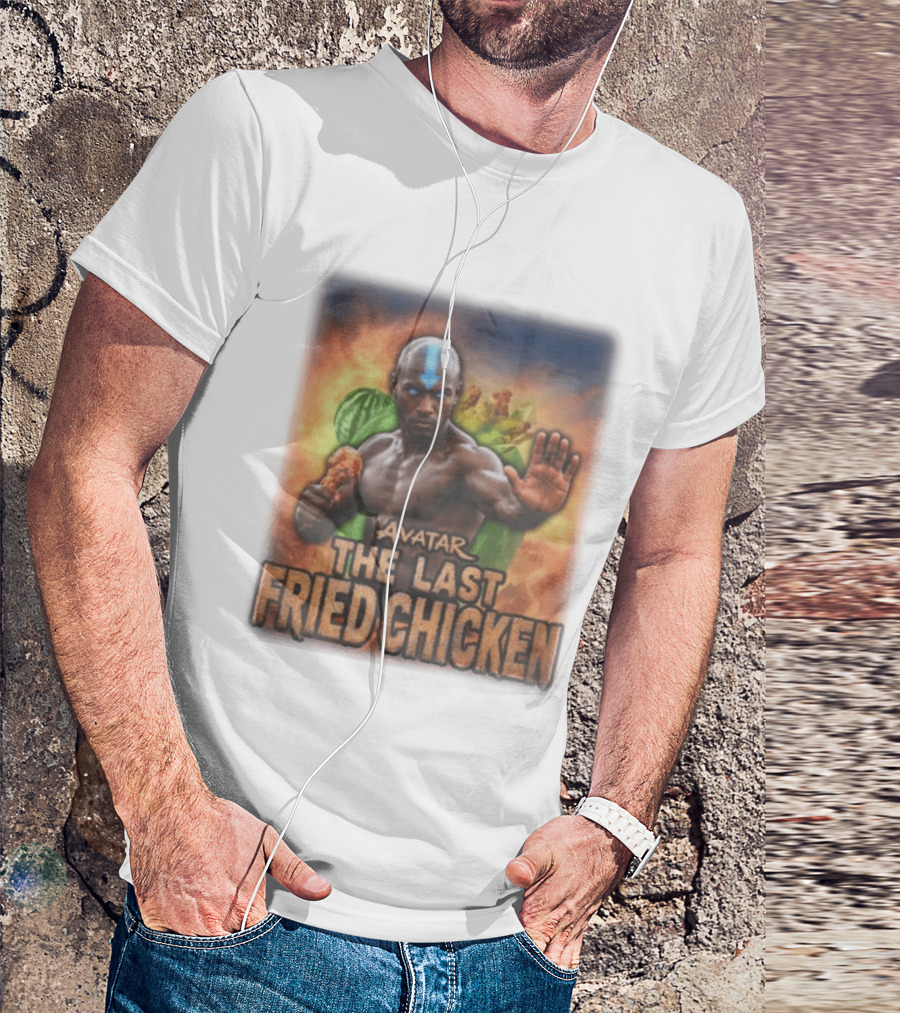 Avatar The Last Fried Chicken Parody Humor Martial Arts Mashup T-Shirt