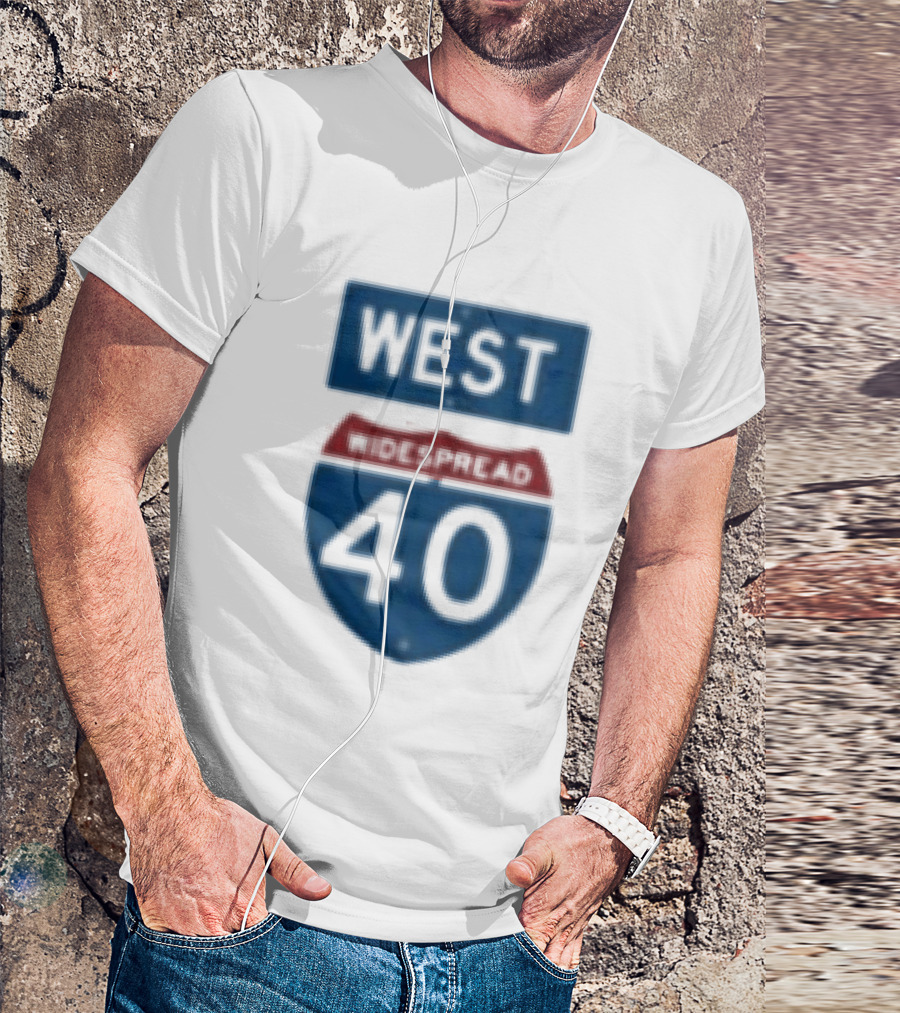Goin' Out West Tour Summer 2026 Widespread 40 Interstate T-Shirt