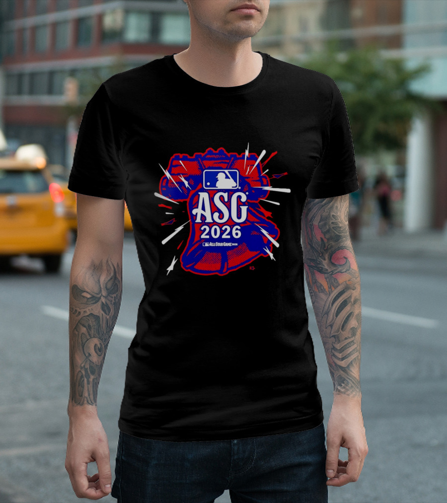 2026 MLB All Star Game ASG Loud Liberty Bell Explosion T-Shirt
