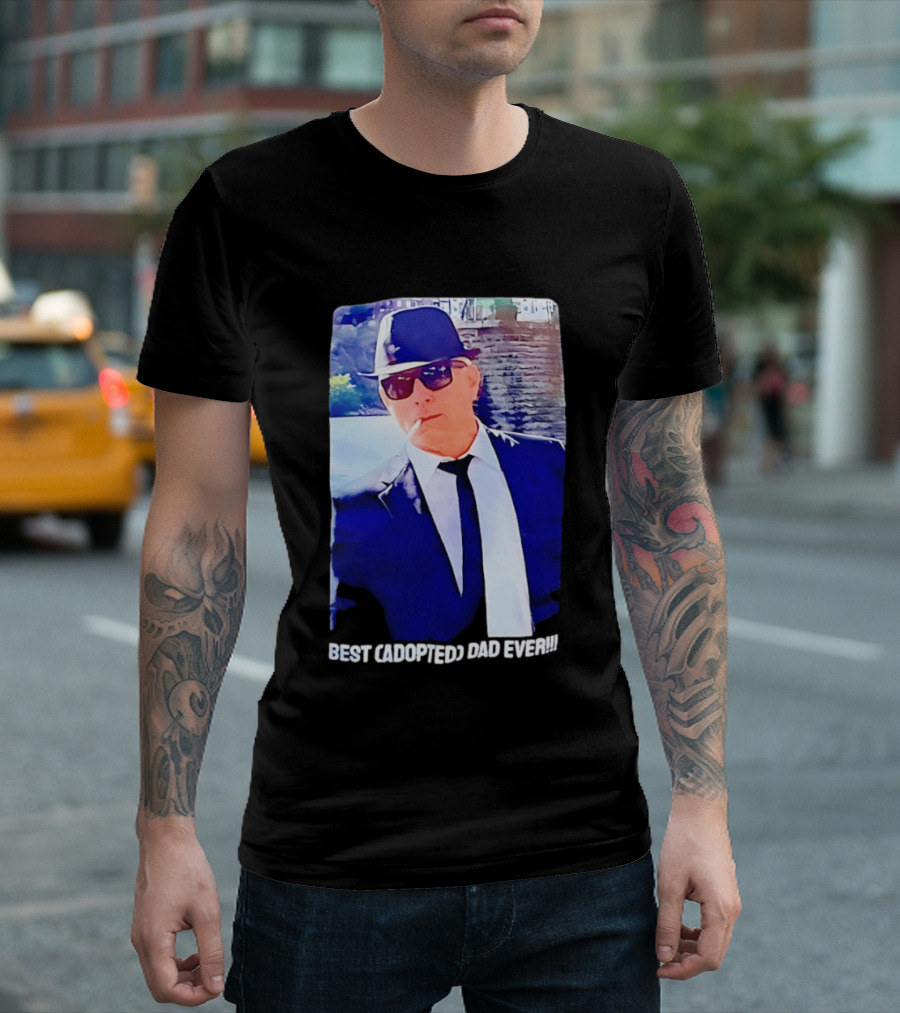 Blues Brothers Best Cadopted Dad Ever T-Shirt
