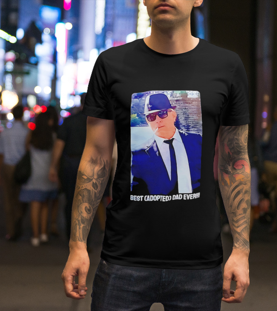 Blues Brothers Best Cadopted Dad Ever T-Shirt