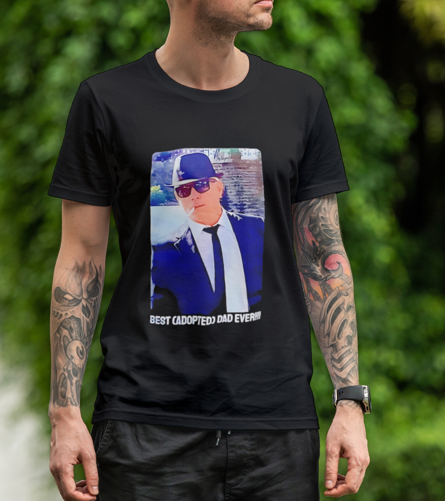 Blues Brothers Best Cadopted Dad Ever T-Shirt