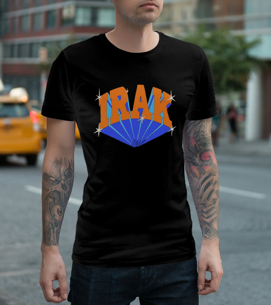 IRAK New York Knicks Basketball Team Collaboration T-Shirt