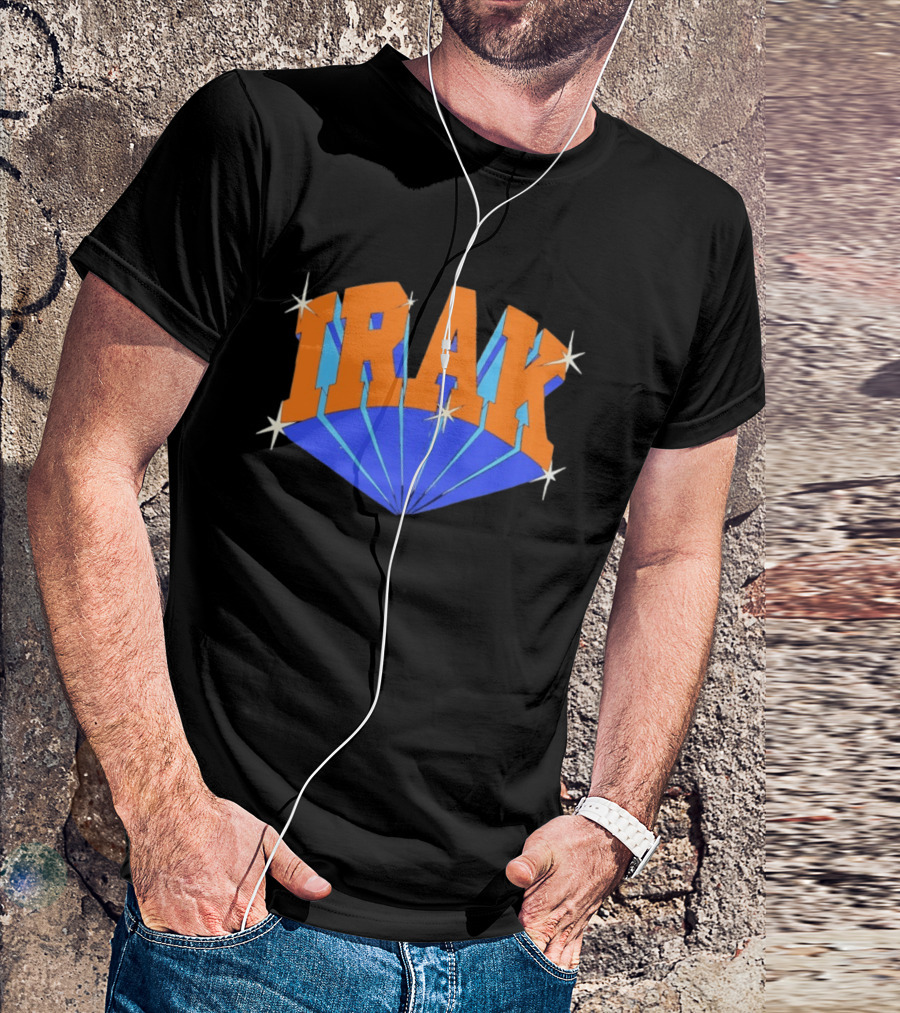 IRAK New York Knicks Basketball Team Collaboration T-Shirt