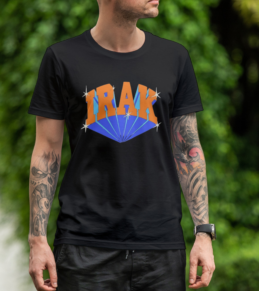IRAK New York Knicks Basketball Team Collaboration T-Shirt