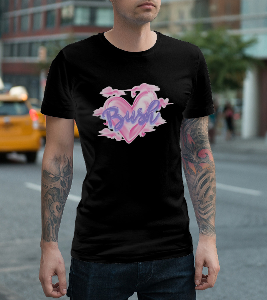 Bush Heart Clouds 90s Rock Gavin Rossdale T-Shirt