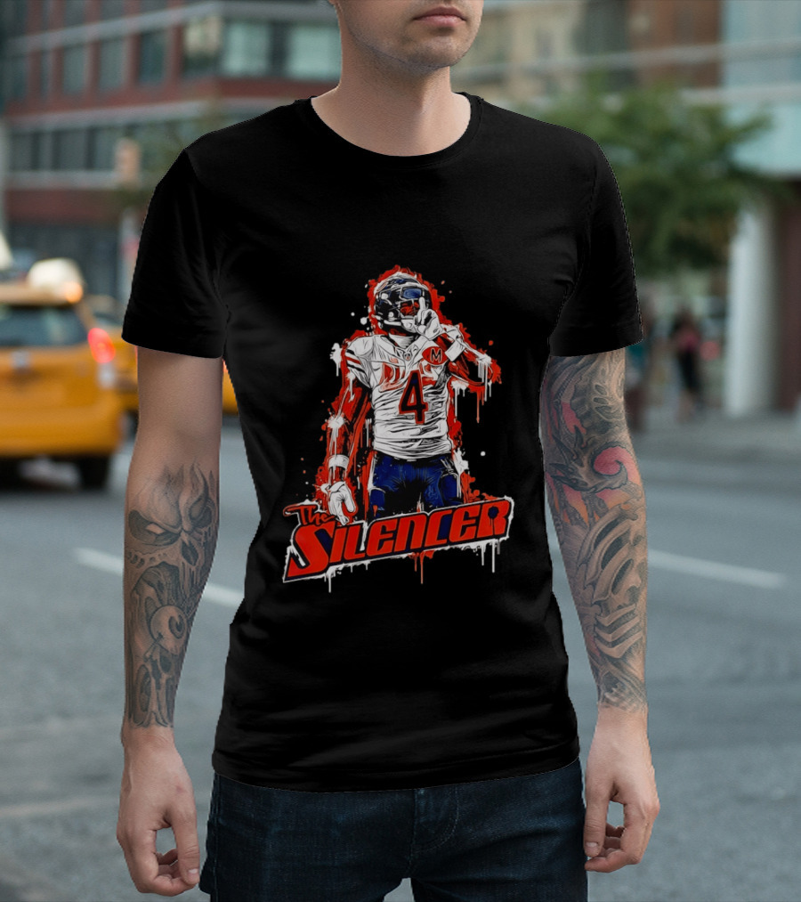 The Silencer Number 4 Chicago Football Player T-Shirt