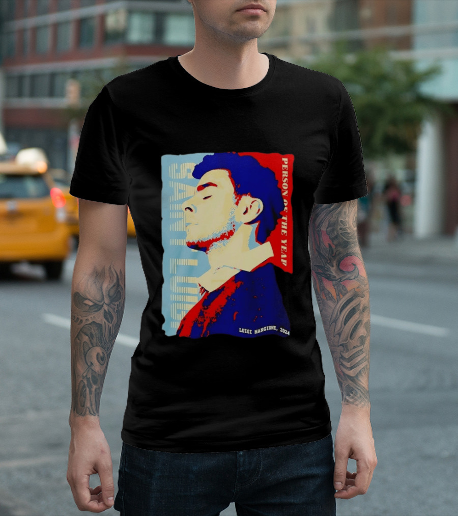 Saint Luigi Mangione 2024 Person Of The Year T-Shirt