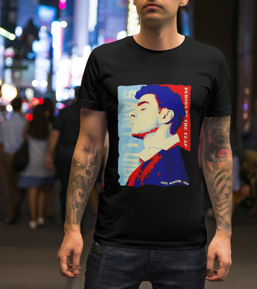 Saint Luigi Mangione 2024 Person Of The Year T-Shirt