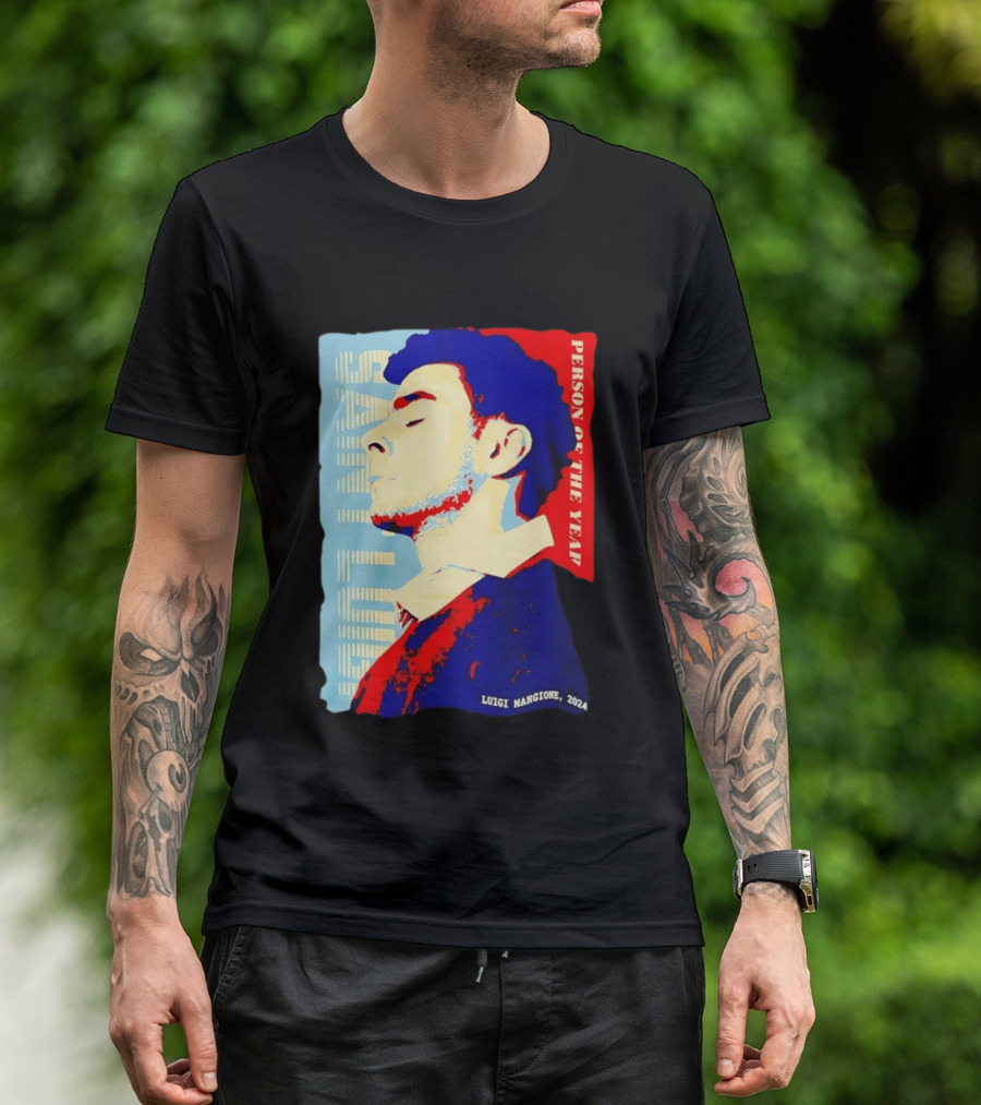 Saint Luigi Mangione 2024 Person Of The Year T-Shirt