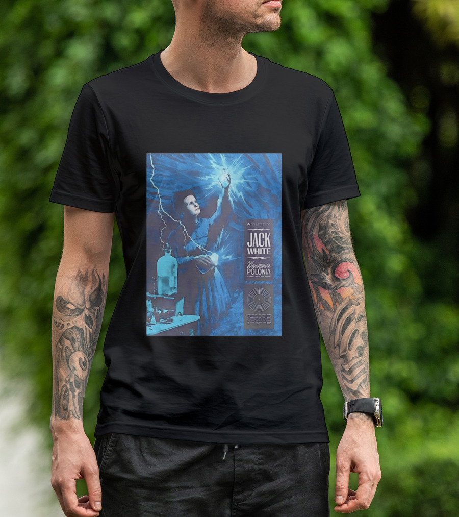 Jack White Marie Curie Warsaw Polonia 2026 Klub Stodola Event T-Shirt