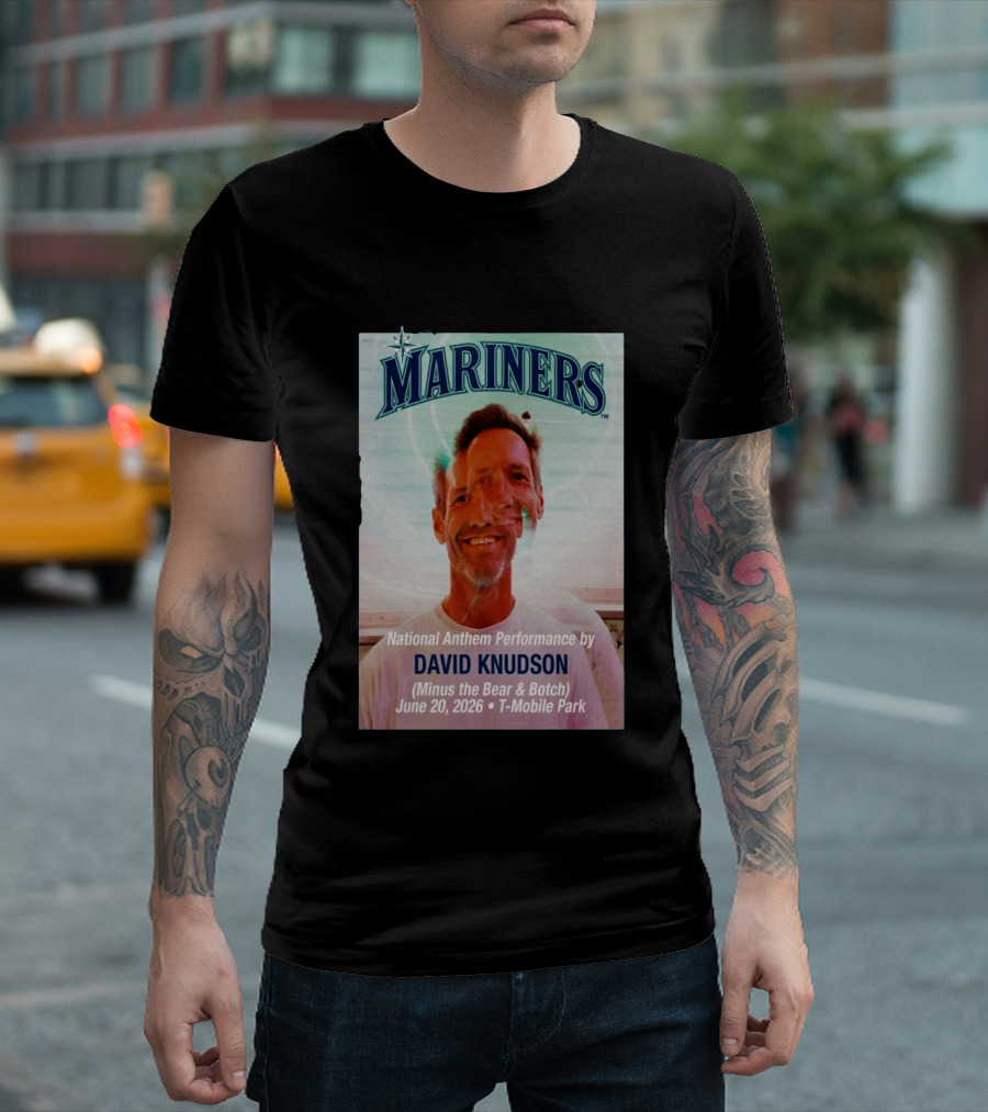 Mariners National Anthem Performance David Knudson June 20 2026 Mobile Park T-Shirt
