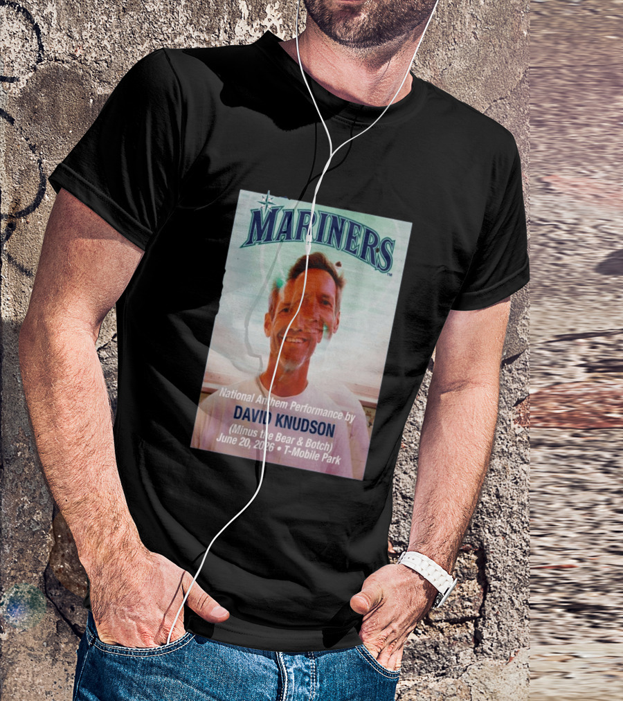 Mariners National Anthem Performance David Knudson June 20 2026 Mobile Park T-Shirt