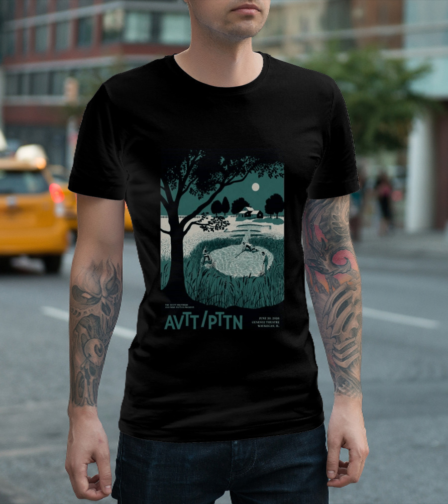 The Avett Brothers And Nikki Patton Waukegan IL Genesee Theatre June 20 2026 T-Shirt