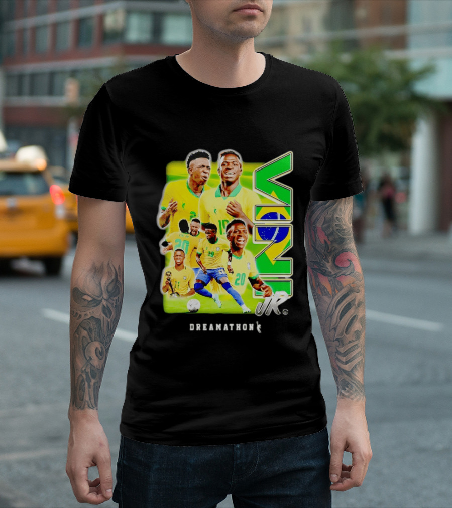 Vini Jr Brazil Dreamathon Soccer Moments T-Shirt