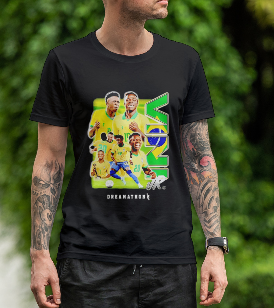 Vini Jr Brazil Dreamathon Soccer Moments T-Shirt