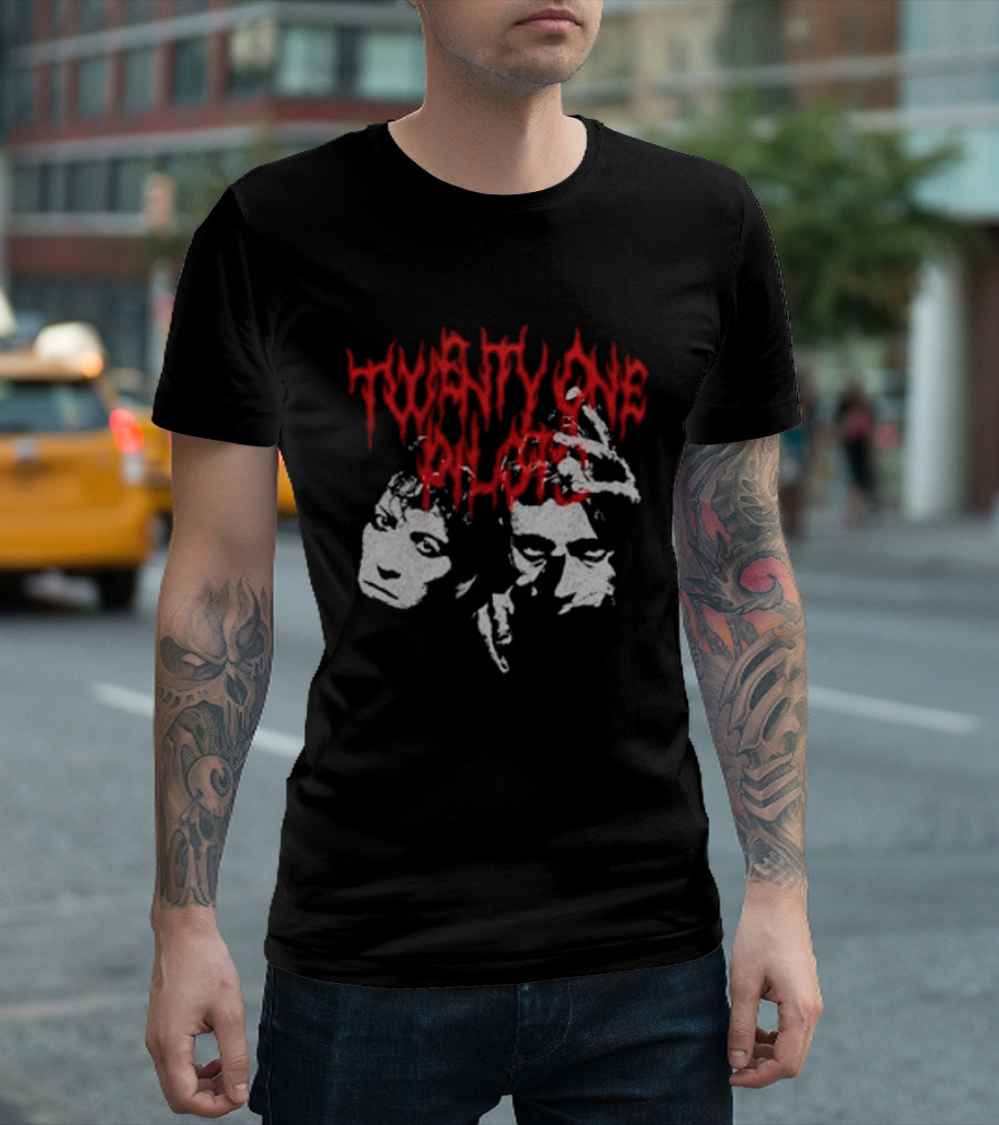 Rawfear Moves Me Twenty One Pilots Distorted Faces T-Shirt