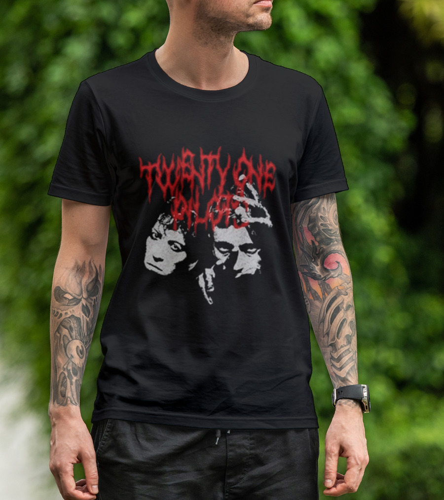 Rawfear Moves Me Twenty One Pilots Distorted Faces T-Shirt