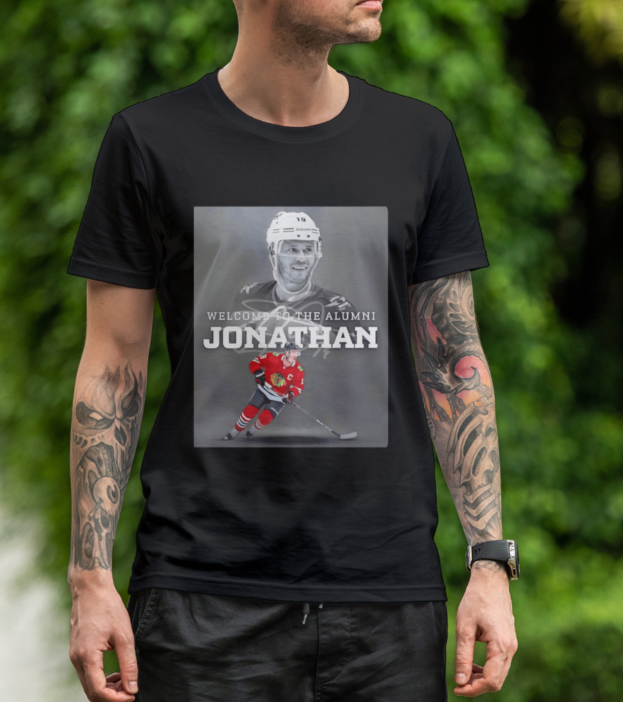 Welcome To The Alumni Jonathan Toews Chicago Hockey Legend T-Shirt