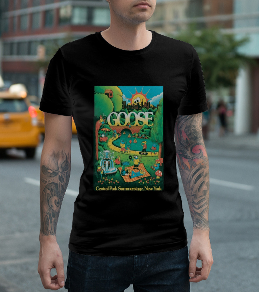 GOOSE Central Park Summerstage New York Jun 21 2026 T-Shirt