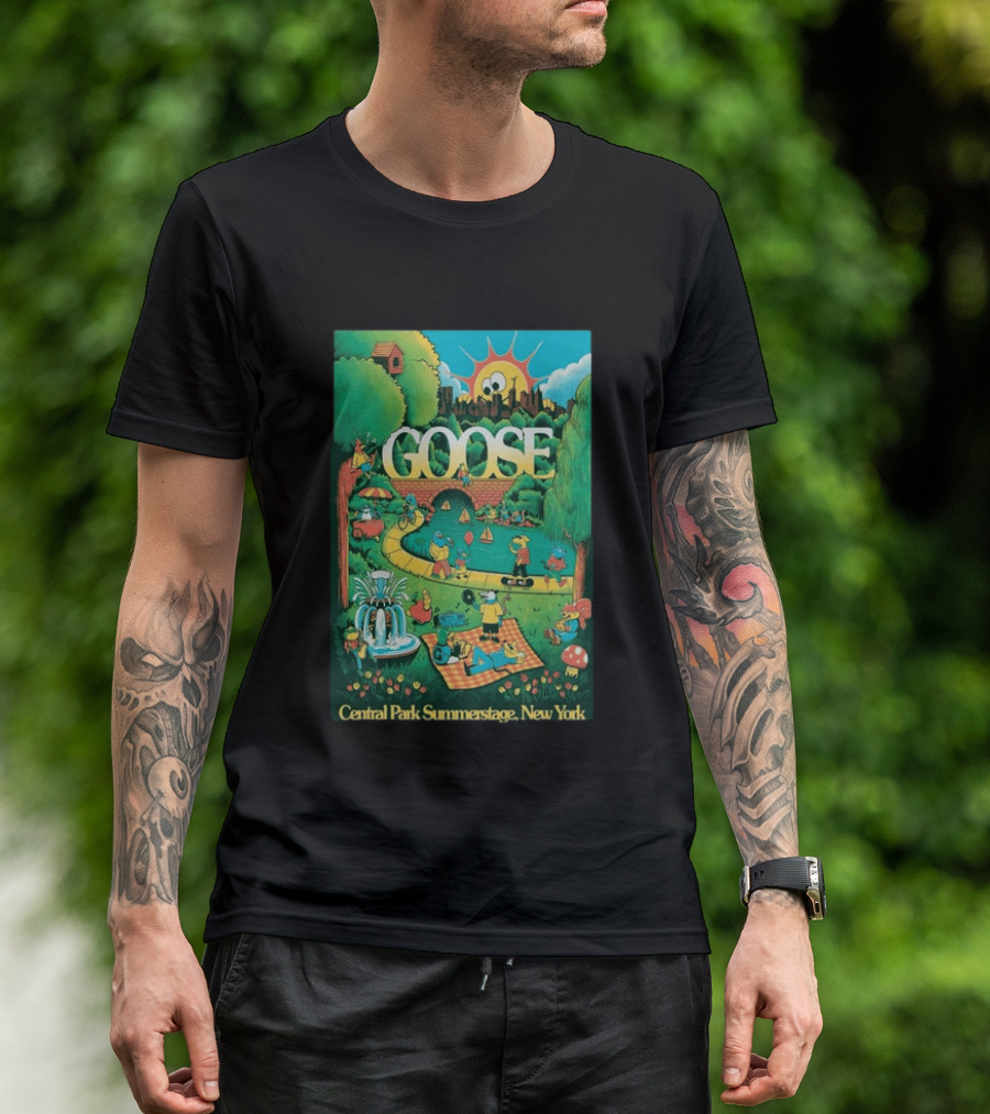 GOOSE Central Park Summerstage New York Jun 21 2026 T-Shirt