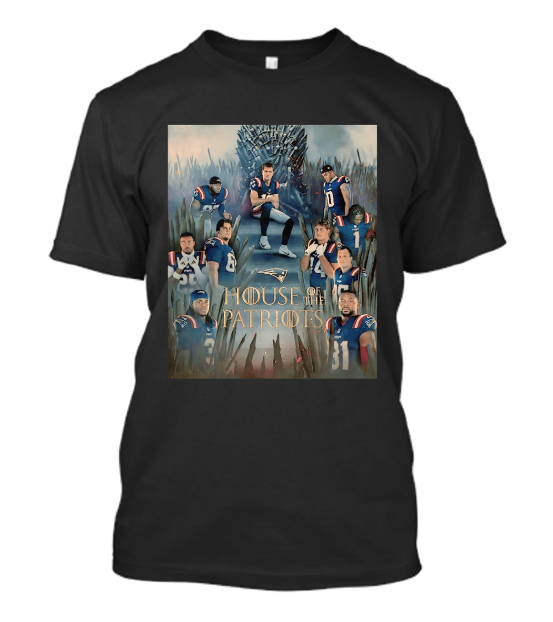 New England Patriots House Of The Dragon Crossover House Of The Patriots T-Shirt